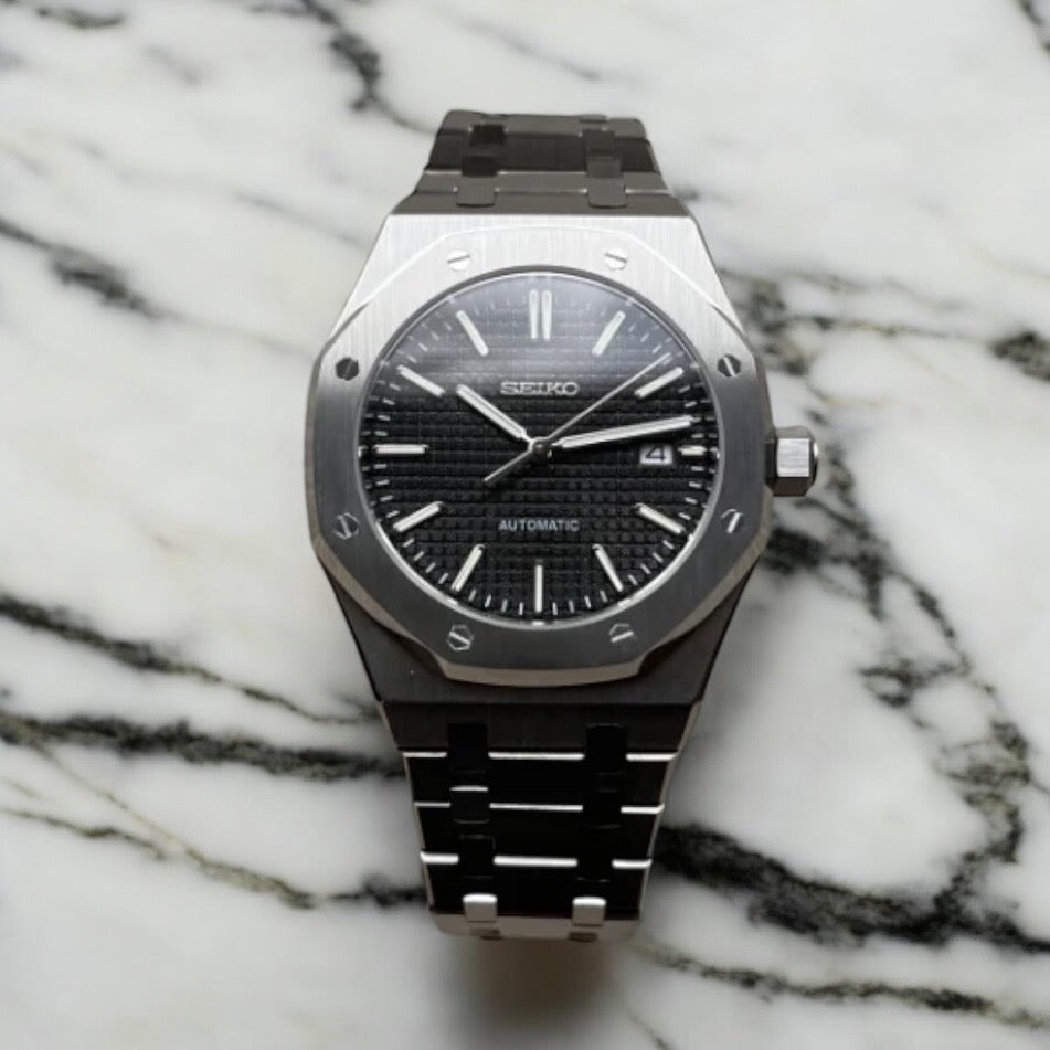 SEIKO MOD ROYAL OAK | SCHWARZ