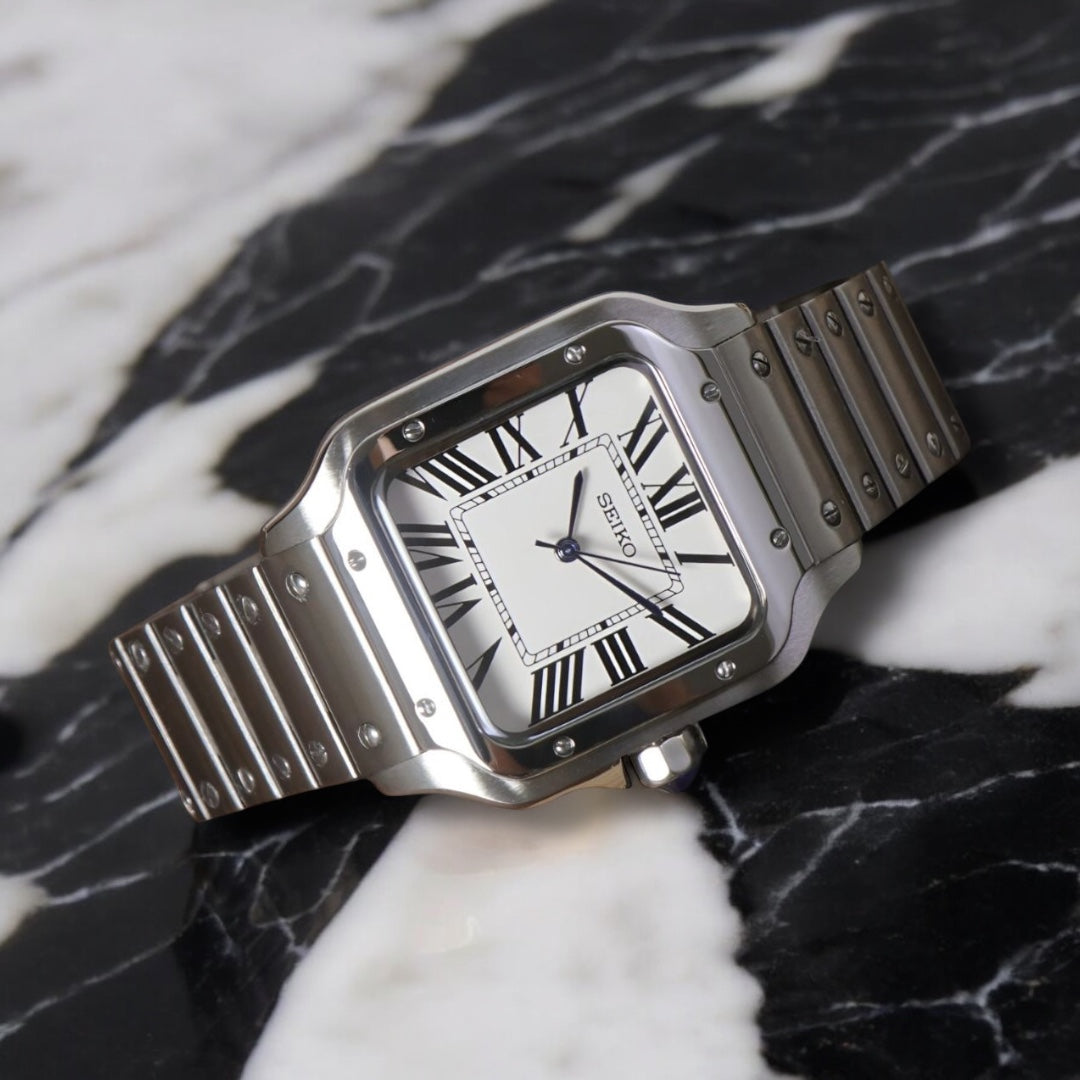 SEIKO MOD SANTOS | BLANC