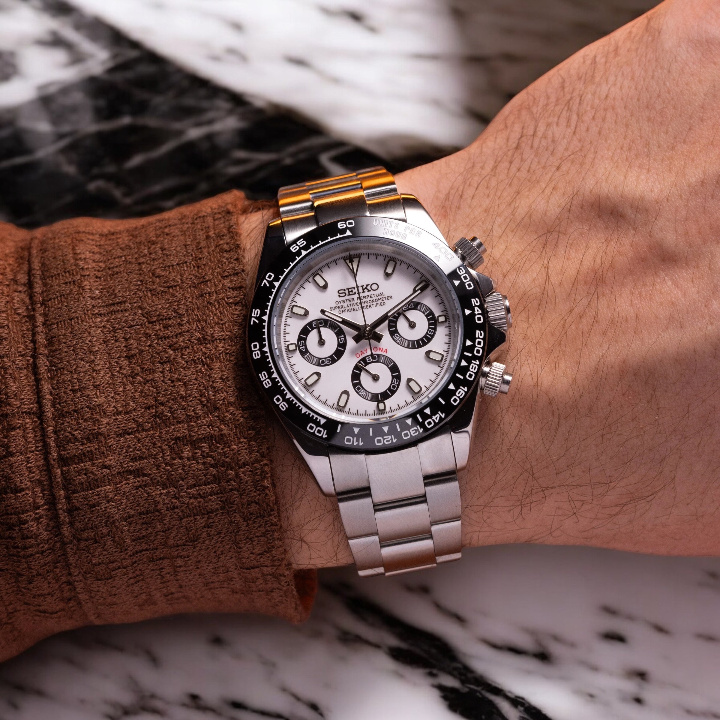 SEIKO MOD DAYTONA | PANDA