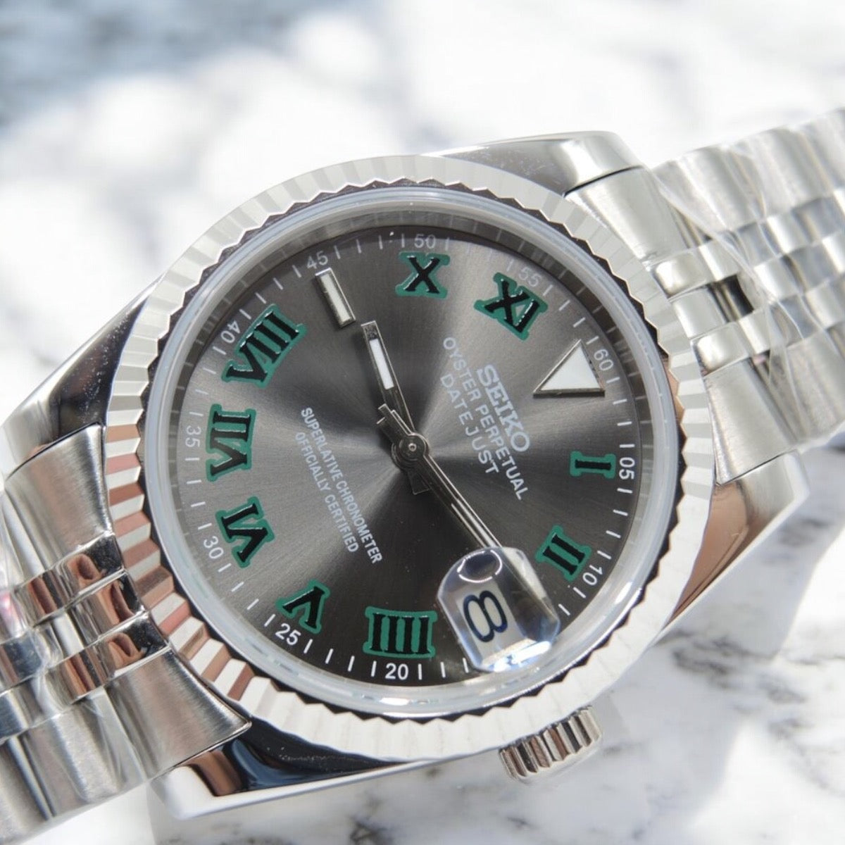 SEIKO MOD DATEJUST | WIMBLEDON