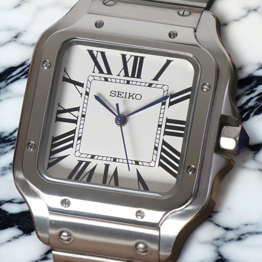 SEIKO MOD SANTOS | BLANC