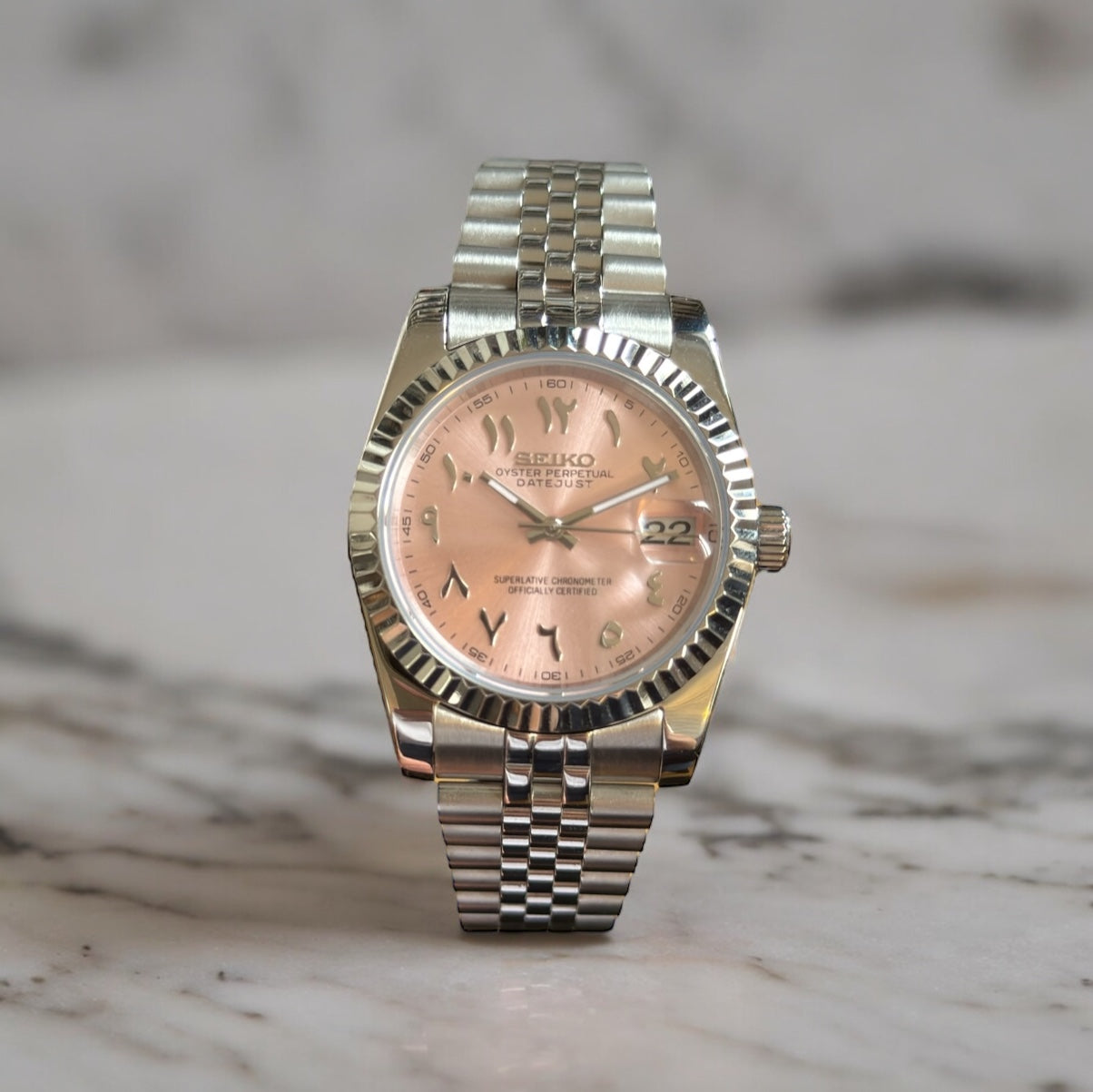 SEIKO MOD ARABIC DIAL | PINK
